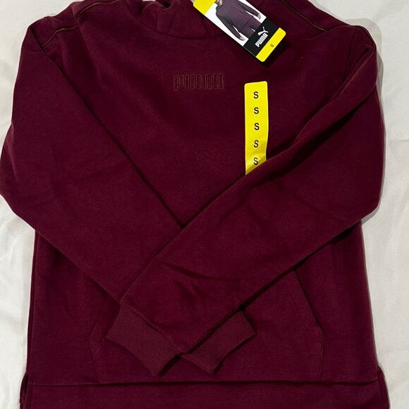 PUMA Women's Fleece Hoodie and Jogger (As a Set)  - Small - Red - Brand New - Picture 9 of 13